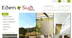 Desktop Screenshot of edensud.com